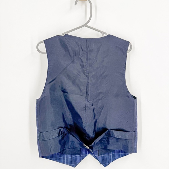 Janie and Jack Blue Plaid Vest Set - Picture 8 of 8